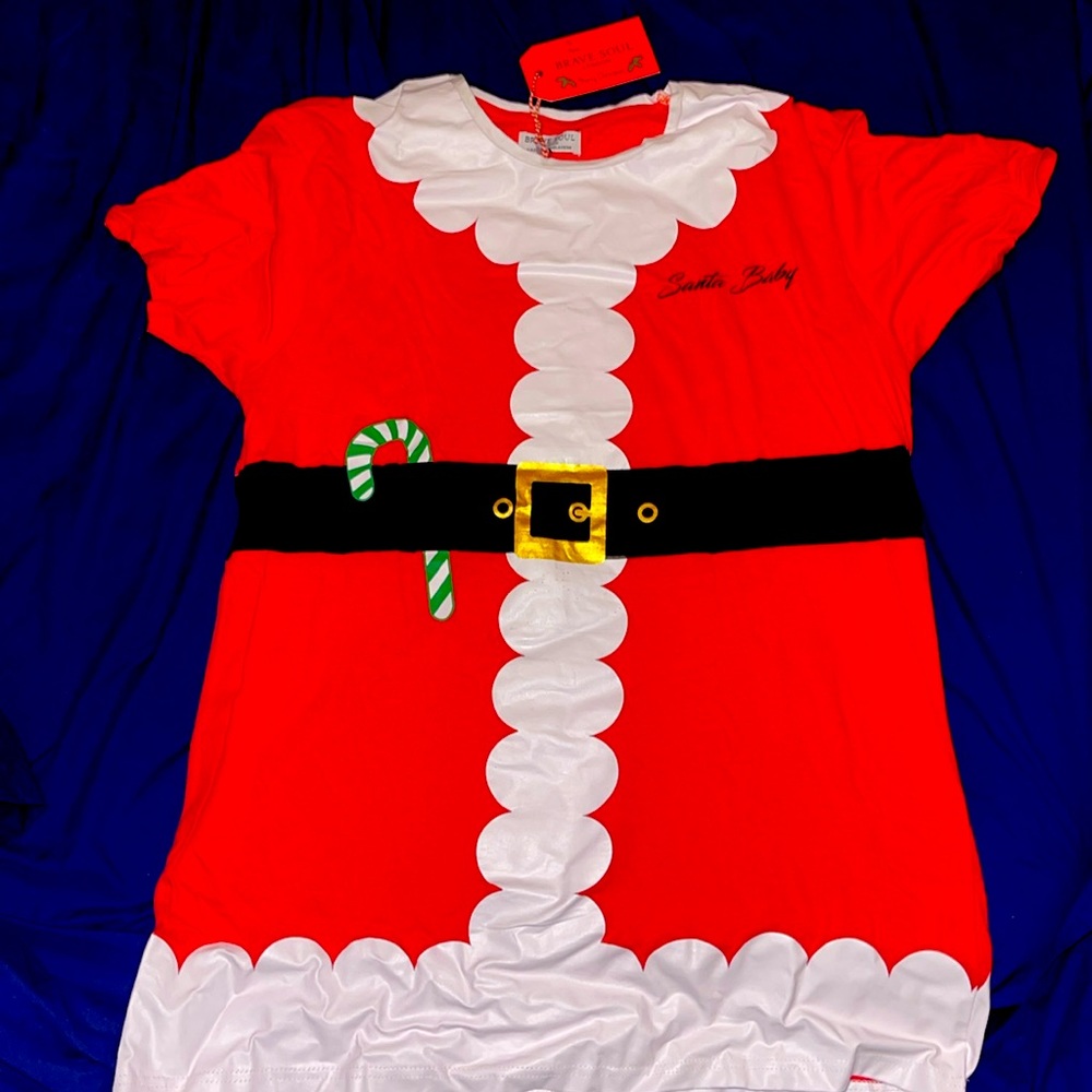 Santa pajama dress
